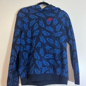 Blue Nike Byouth boys XL hoodie